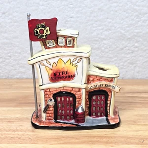 Blue Sky Clayworks Fire Department Dept Station by Heather Goldminc 2008 - Picture 1 of 19