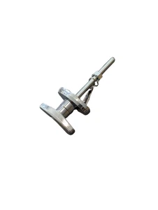 Cabinet Door Panel Toolbox Chrome“ T” Handle Lockable CW 4″ 5/16″ SQ Shaft - Picture 1 of 4