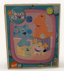 MB Puzzle Nick Jr. Blue's Room Frame Tray Puzzle 2005 - Picture 1 of 2