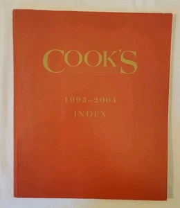 Cooks Illustrated Magazine Index 1993-2004 Very Good Condition - Picture 1 of 3
