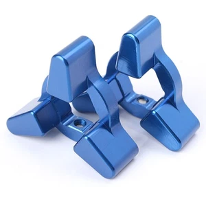 For 14mm Caliber Blue Front Anodized Fork Preload Adjusters Motorcycle Universal - Picture 1 of 2