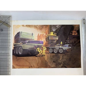 Futuristisches Auto Syd Mead Kunstdruck 18x25 USA Stahl Poster 1967 Vintage - Bild 1 von 13