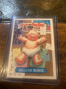 1988 Topps Garbage Pail Kids Series 14 Bulletin Boris (Baked Jake Comic) 19zq - Picture 1 of 2
