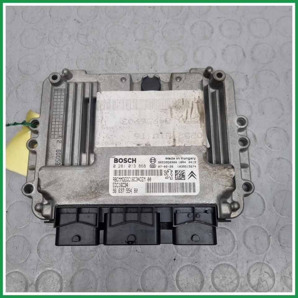 Centralina Iniezione Bosch 0281013868 Peugeot 307 II SW 9663755480 2005 2009   - Immagine 1 di 4
