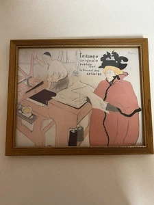 L’Estampe Original Cover Jane Avril Druck von H. Toulouse-Lautrec EUC 8x10” - Bild 1 von 6