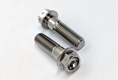 Yamaha R1 Titanium drilled rear brake caliper bolt kit 98-01 4xv 5jj Ti race - Image 1 of 4