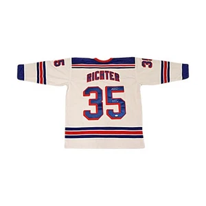 Mike Richter Rangers Autographed Signed Inscribed Pro-Style Jersey (JSA COA) - Foto 1 di 7