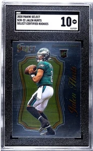 Jalen Hurts 2020 Panini Select Certified Rookies SGC 10 Gem Mint SCR-22 - Picture 1 of 2