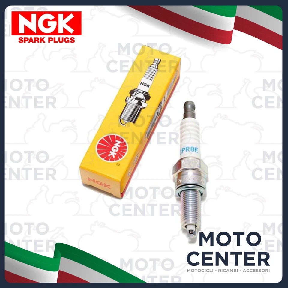 CANDELA NGK CPR8E APRILIA SCARABEO DI-TECH 50 ('00-'04) -  SR DI-TECH 50 ('00-'0 - Immagine 1 di 1