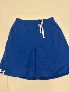 Under Armour Men's Ua Tech Mesh Shorts Md Blue Medium - Picture 1 of 3