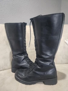 Harley-Davidson Women's Lynwood WP Knee-High Motorcycle Boots D87221 Size 9.5 Bl - Picture 1 of 18