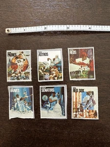 1971 Vintage Original ProMotions inc Team Theme Hand Cut Mini Cards Like Poster - Picture 1 of 4