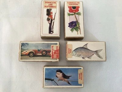  Black Cat  Collectors Edition Cigarette Cards Fish/Birds/Flowers/Uniforms/Cars - Image 1 of 4