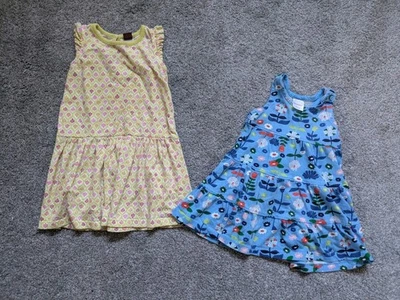 Vestidos TEA & Hanna Andersson para niñas pequeñas sin mangas talla 2t florales 100 % algodón Foto 1 de 4
