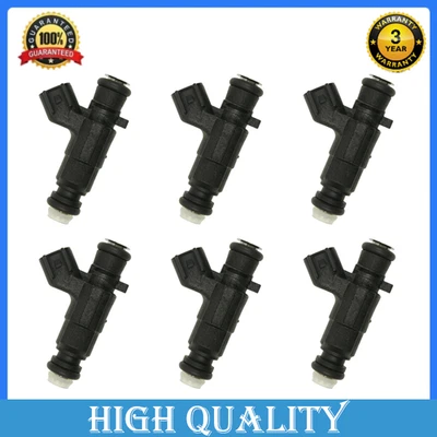6PCS Fuel Injectors Fit For Buick Allure 3.6L V6 2005 2006 2007 2008 FJ703 USA Foto 1 de 4