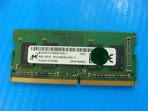 HP 15m-ed0023dx Micron 4GB PC4-3200AA Memory RAM SO-DIMM MTA4ATF51264HZ-3G2J1 - Picture 1 of 2