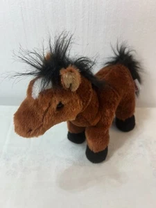 Ganz Webkinz Brown Arabian Horse Stuffed Animal Plush  11.5” pre-owned - Picture 1 of 5
