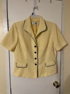 Danny&Nicole Women Size16 Yellow Dressy Jacket - Picture 1 of 6
