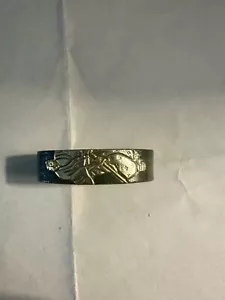 Hanbon Forge High Quality Brass Samurai Themed Fuchi - Picture 1 of 4