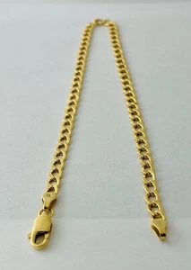 10kt Yellow Gold Cuban Link Bracelet - Picture 1 of 4