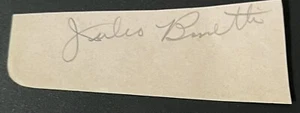 1937 Debüt Julio Bonetti signiert Album Seitenschnitt Autogramm - Bild 1 von 1