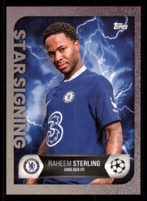 2022-23 Topps UCL Star Signing - Raheem Sterling - Image 1 of 2