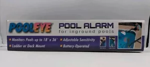 PoolEye Pool Alarm for Inground Pools Up To 18'x36' New In Box Open Box PE20 - Picture 1 of 11