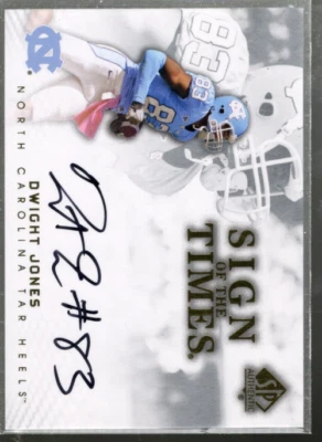 B1151- 2012 SP Authentic Sign of the Times #STDJ Dwight Jones Auto SAMPLE PIC - Image 1 of 2