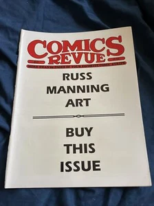 Comics Revue 80 Manuscript Press Russ Manning Cover - Picture 1 of 1