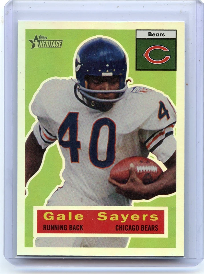 2015 TOPPS HERITAGE #92 GALE SAYERS "FOIL", CHICAGO BEARS, HOF, 112415 - Image 1 of 1