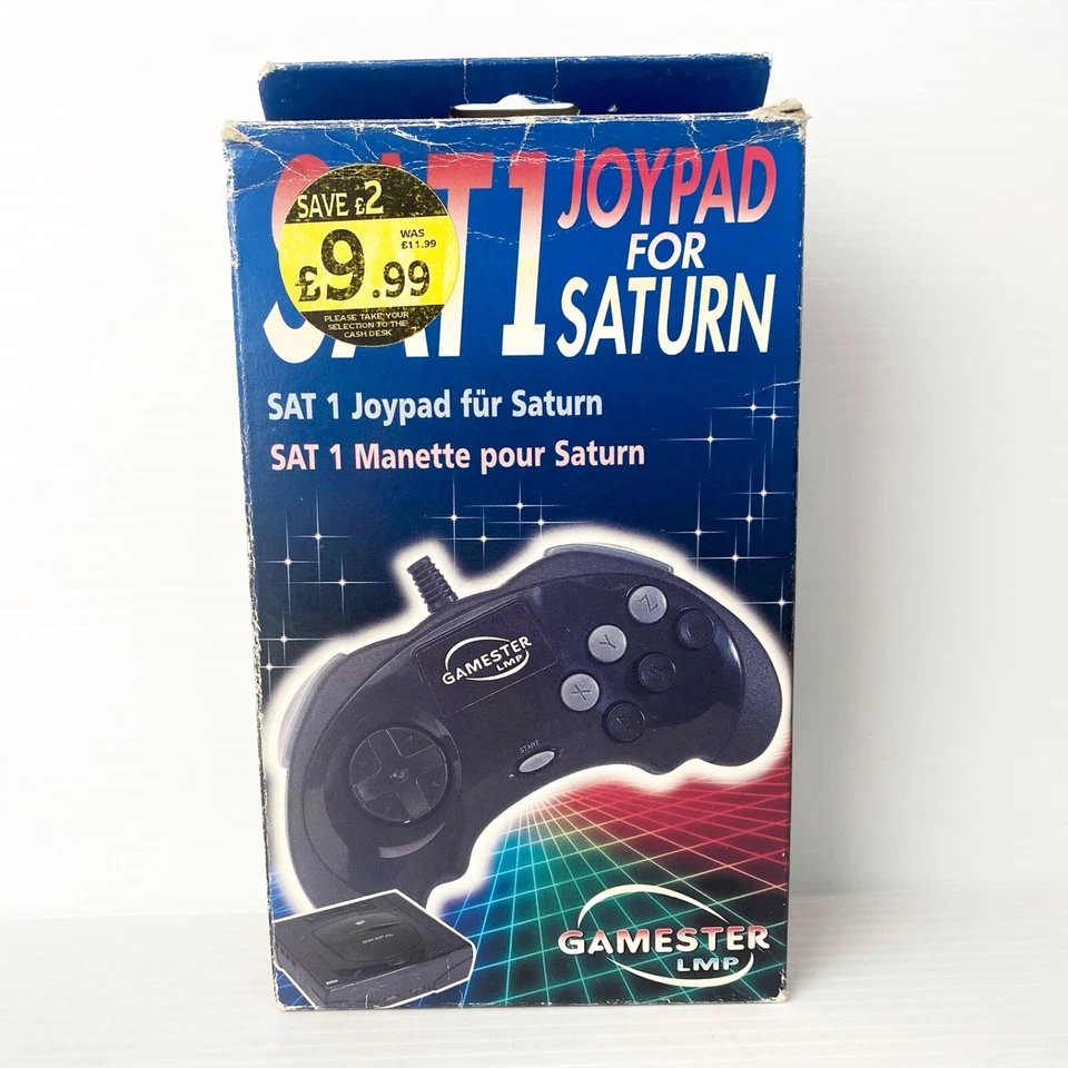 Gamester Sat1 Joypad Controller + Box Sega Saturn - Tested & Working - Image 1 of 4