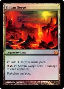 Foil SHIVAN GORGE From the Vault: Realms MTG Land Rare - Picture 1 of 1