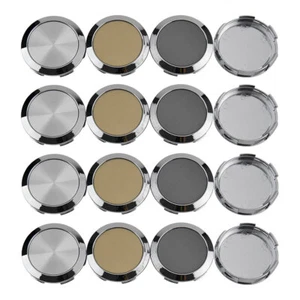 62mm Wheel Centre Cap Silver Blank Cover Cap Hub Caps For Rims Parts - 4 Pieces - Picture 1 of 16
