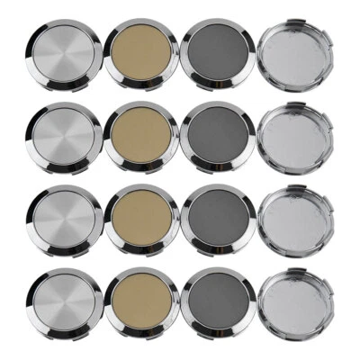 62mm Wheel Centre Cap Silver Blank Cover Cap Hub Caps For Rims Parts - 4 Pieces - Image 1 of 4