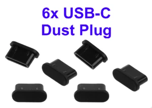 6-pak USB-C Wtyczka przeciwpyłowa Silikonowy korek do OnePlus 13 13s - Zdjęcie 1 z 1