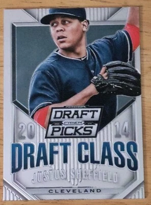 2014 Panini Prizm Perennial Draft Picks #29 Justus Sheffield Cleveland Indians - Image 1 of 2