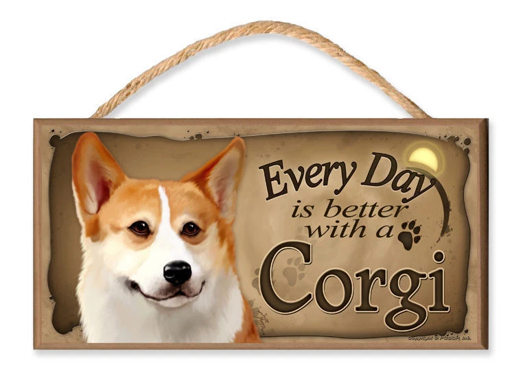 Every Day is Better with a Corgi (Coffee Theme) by DGS Originals - Image 1 of 1