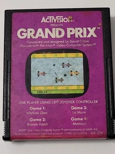 Grand Prix (Atari 2600, Activision, 1982) PROBADO FUNCIONANDO - Imagen 1 de 4