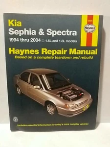 Manual de reparación Haynes-Kia Sephia & Spectra 1994-2004 (modelos 1,6/1,8 L)-#54070 - Imagen 1 de 6