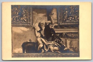 Postcard RPPC Real Photo Painting - Picture 1 of 2