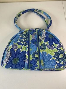 Vera Bradley Eloise Doodle Daisy Kiss Lock ClamShell Shoulder Bag (F2) - Picture 1 of 16