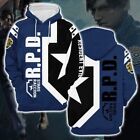 Resident Evil Welcome to Raccoon City 3D Hoodies Pullover Zipper Sweatshirt Coat