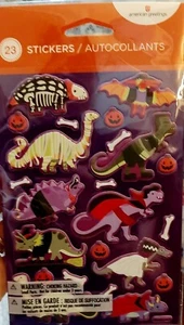 23 American Greetings Halloween Puff Stickers/DINOSAURS - Picture 1 of 1