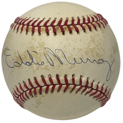 Eddie Murray Signed Rawlings National League Baseball Orioles JSA COA B - Image 1 of 4