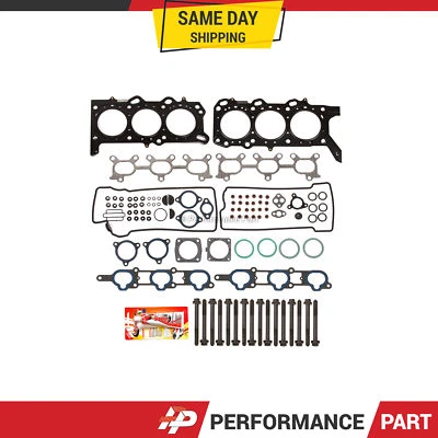 Juego de pernos de junta de culata para 06-08 Suzuki Grand Vitara 2.7 DOHC 24V H27A Foto 1 de 4