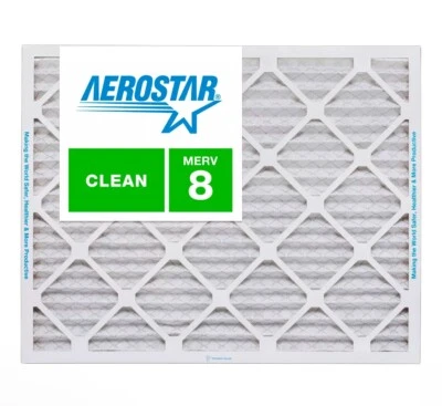 Aerostar 16x24x1 MERV 8 Furnace / Air Conditioner Air Filter, 6 Pack - Image 1 of 4