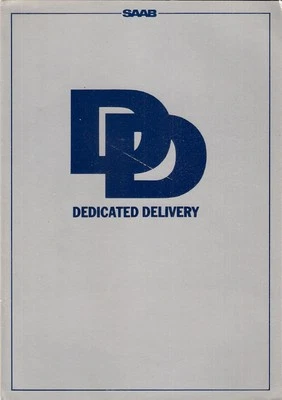 Saab Dedicated Delivery 1984-85 UK Market Foldout Sales Brochure - Image 1 of 2
