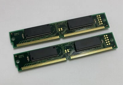 16MB Kit (2 x 8MB) Texas Instruments TMS418169ADZ-60 72-Pin 60n/s Memory Modules - Image 1 of 3