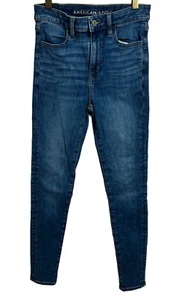 American Eagle Super Hi-Rise Jegging Jeans Gr. 0 Next Level Stretch Blue Wash - Bild 1 von 2