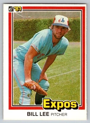 1981 Donruss - #211 Bill Lee - Image 1 of 2